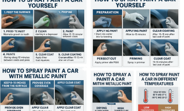 Покраска авто баллончиком. Кузовной ремонт своими руками.