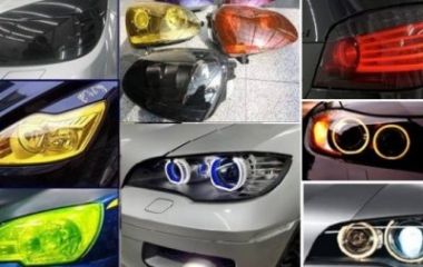 Тонування фар авто, лак-спрей для фар в аерозолі. Тонування фар авто, лак-спрей для фар в аерозолі.