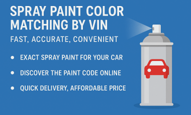 Подбор краски по VIN коду в баллончиках